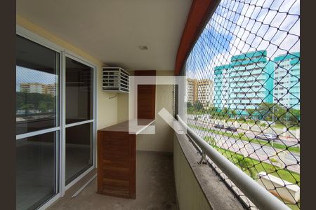 Varanda - Sala de apartamento para alugar com 4 quartos, 146m² em Barra Olímpica, Rio de Janeiro