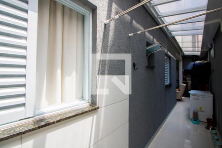 Área de serviço de apartamento à venda com 2 quartos, 59m² em Vila Eldizia, Santo André