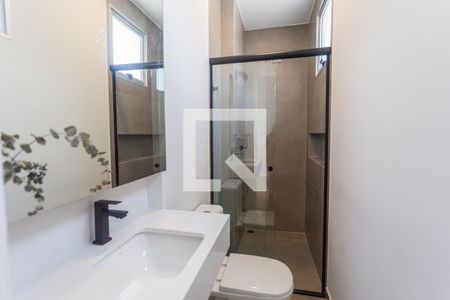 Banheiro da Suíte de apartamento à venda com 3 quartos, 115m² em Coração de Jesus, Belo Horizonte