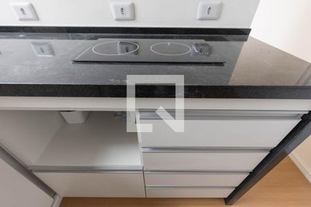 Cozinha de kitnet/studio para alugar com 1 quarto, 21m² em Campos Elíseos, São Paulo