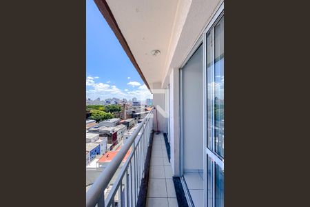 Varanda da Sala de apartamento para alugar com 1 quarto, 28m² em Brás, São Paulo