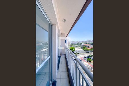 Varanda da Sala de apartamento para alugar com 1 quarto, 28m² em Brás, São Paulo