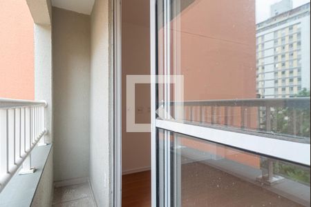 Varanda da Sala/Quarto de kitnet/studio à venda com 1 quarto, 21m² em Bela Vista, São Paulo