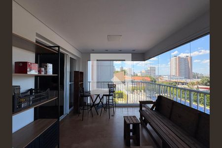 Varanda gourmet  de apartamento para alugar com 3 quartos, 231m² em Campestre, Santo André