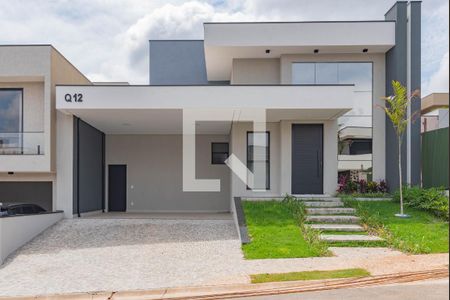 Fachada de casa de condomínio à venda com 3 quartos, 300m² em Jardim America Ii, Campinas