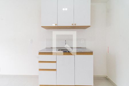 Cozinha de apartamento para alugar com 1 quarto, 26m² em Parque Industrial Tomas Edson, São Paulo