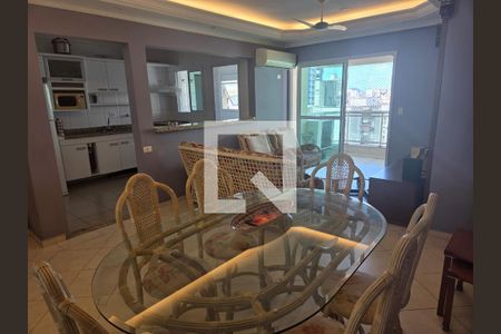 Sala de apartamento para alugar com 4 quartos, 101m² em Balneario Cidade Atlantica, Guarujá