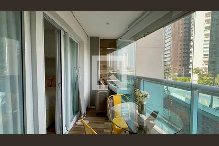 Varanda de apartamento à venda com 1 quarto, 35m² em Pinheiros, São Paulo