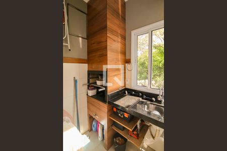 Area da churrasqueira e Serviço de casa para alugar com 3 quartos, 94m² em Jardim Veneza, Indaiatuba