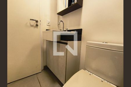 Banheiro de kitnet/studio à venda com 1 quarto, 21m² em Vila Mariana, São Paulo