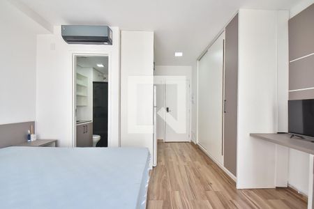 Cozinha de kitnet/studio para alugar com 1 quarto, 25m² em Liberdade, São Paulo