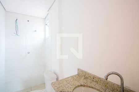 Banheiro de apartamento à venda com 1 quarto, 42m² em Vila Príncipe de Gales, Santo André