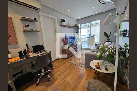 Sala de apartamento para alugar com 1 quarto, 44m² em Brooklin, São Paulo