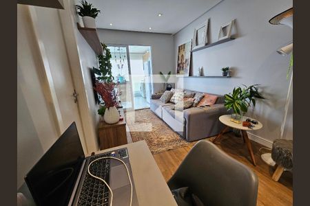 Sala de apartamento para alugar com 1 quarto, 44m² em Brooklin, São Paulo