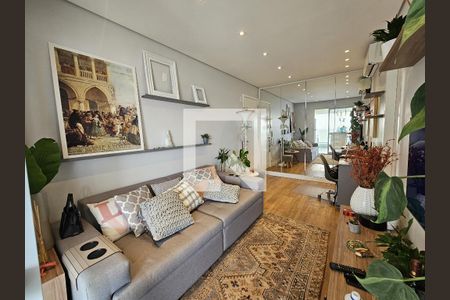 Sala de apartamento para alugar com 1 quarto, 44m² em Brooklin, São Paulo