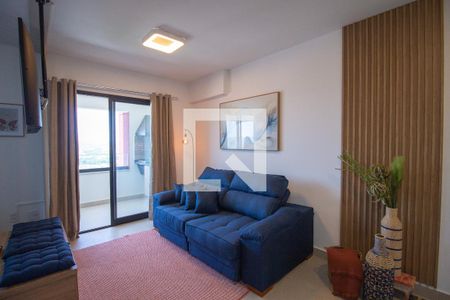 Sala  de apartamento para alugar com 1 quarto, 47m² em Parque Campolim, Sorocaba