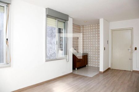 Studio - Sala / Quarto de kitnet/studio à venda com 1 quarto, 33m² em Centro Histórico, Porto Alegre