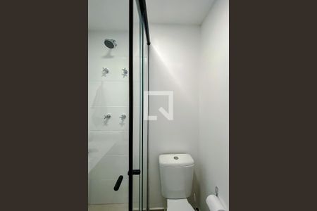 Banheiro de kitnet/studio à venda com 1 quarto, 21m² em Vila Mariana, São Paulo