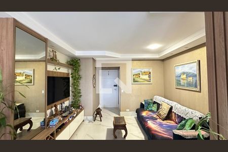 Sala de apartamento à venda com 3 quartos, 91m² em Vila Santa Teresa, Santo André