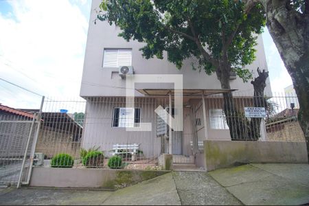 Fachada do bloco de apartamento para alugar com 1 quarto, 42m² em Vila Nova, Novo Hamburgo