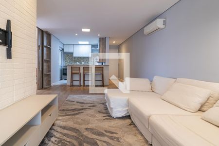 Sala de apartamento à venda com 2 quartos, 76m² em Vila Olímpia, São Paulo