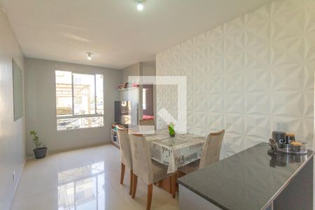 Sala/Cozinha de apartamento à venda com 2 quartos, 70m² em Fátima, Canoas