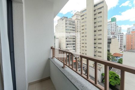 Sacada de kitnet/studio para alugar com 1 quarto, 22m² em Consolação, São Paulo