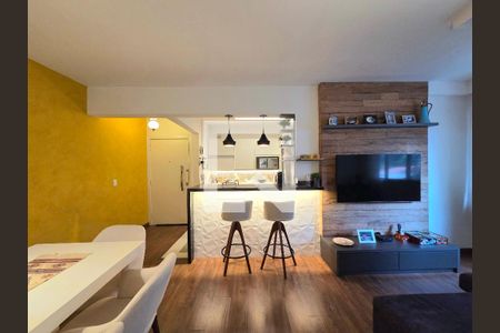 Sala de apartamento à venda com 2 quartos, 82m² em Indianópolis, São Paulo