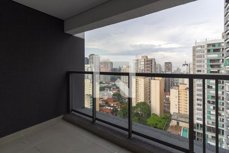 Varanda de kitnet/studio à venda com 1 quarto, 38m² em Santo Amaro, São Paulo
