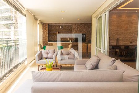 Varanda da Sala de apartamento à venda com 4 quartos, 229m² em Jardim Marajoara, São Paulo