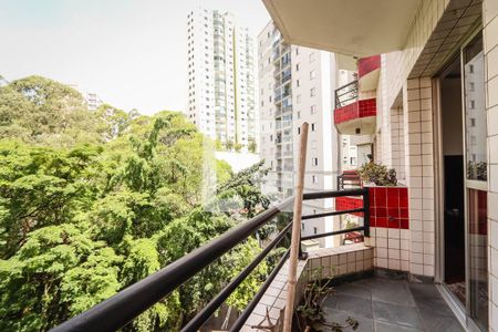 Varanda da Sala de apartamento à venda com 3 quartos, 136m² em Vila Andrade, São Paulo