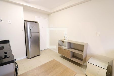 Sala / Cozinha de kitnet/studio à venda com 1 quarto, 37m² em Campo Belo, São Paulo