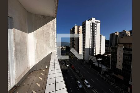 Sacada do Quarto 1 de apartamento para alugar com 3 quartos, 78m² em Itararé, São Vicente