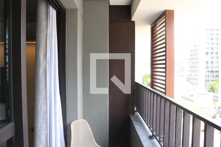 Varanda de kitnet/studio para alugar com 1 quarto, 25m² em Perdizes, São Paulo