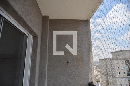 Varanda da Sala de apartamento à venda com 2 quartos, 66m² em Vila Metalúrgica, Santo André