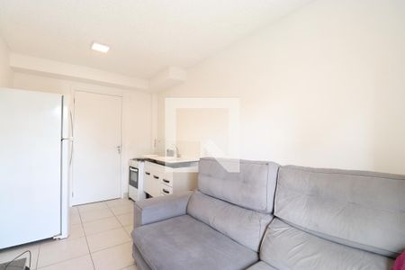 Sala/Cozinha de apartamento à venda com 1 quarto, 28m² em Várzea da Barra Funda, São Paulo