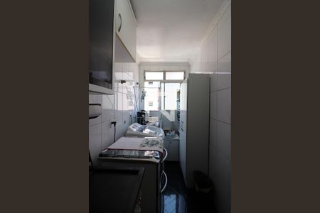 Cozinha e Área de Serviço de apartamento à venda com 2 quartos, 55m² em Vila Alves Dias, São Bernardo do Campo