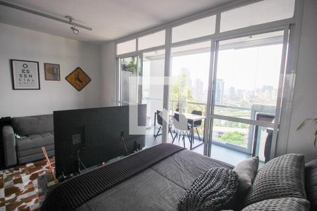 Studio - Sala de kitnet/studio à venda com 1 quarto, 35m² em Real Parque, São Paulo