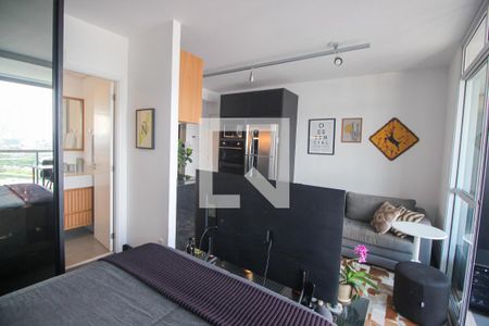 Studio - Quarto e Sala de kitnet/studio à venda com 1 quarto, 35m² em Real Parque, São Paulo