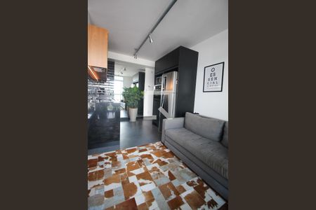 Studio - Sala e Cozinha de kitnet/studio à venda com 1 quarto, 35m² em Real Parque, São Paulo