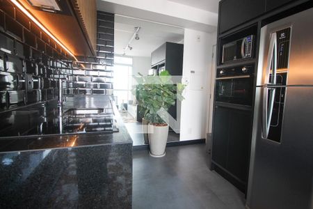 Studio - Sala e Cozinha de kitnet/studio à venda com 1 quarto, 35m² em Real Parque, São Paulo