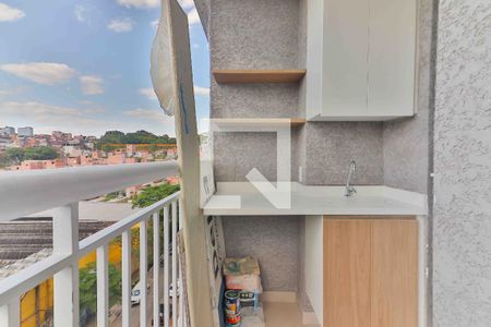 Varanda e Lavanderia de apartamento para alugar com 2 quartos, 37m² em Vila Butantã, São Paulo