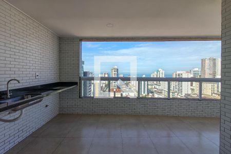 sacada de apartamento para alugar com 2 quartos, 102m² em Guilhermina, Praia Grande