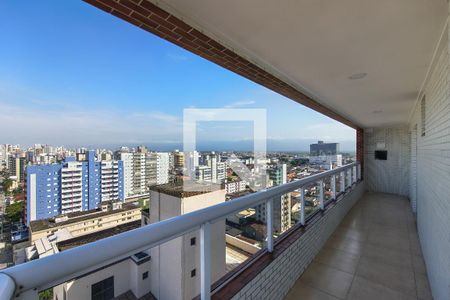 sacada de apartamento para alugar com 2 quartos, 102m² em Guilhermina, Praia Grande