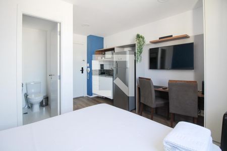 Sala/Quarto/Cozinha de kitnet/studio para alugar com 1 quarto, 19m² em Brás, São Paulo