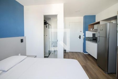 Sala/Quarto/Cozinha de kitnet/studio para alugar com 1 quarto, 19m² em Brás, São Paulo