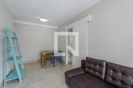 Sala de apartamento para alugar com 1 quarto, 49m² em Bela Vista, São Paulo