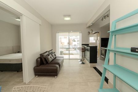 Sala de apartamento para alugar com 1 quarto, 49m² em Bela Vista, São Paulo