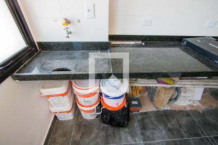 Sala/Cozinha/Área de serviço de apartamento para alugar com 2 quartos, 40m² em Jardim Cristiane, Santo André
