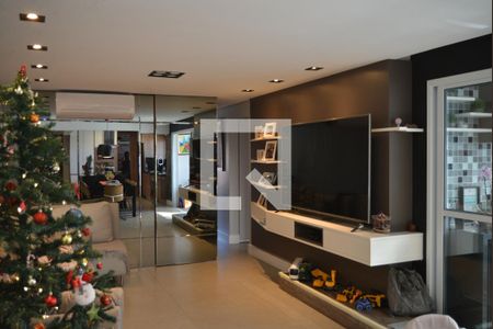 Sala de apartamento para alugar com 3 quartos, 120m² em Jardim, Santo André